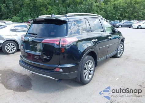 2016 Toyota Rav4 Hybrid Limited из США, поврежденный, VIN JTMDJREV2GD028702